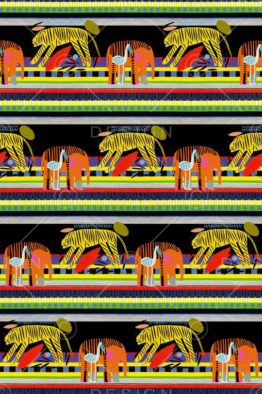 条纹印花华亿平台图片