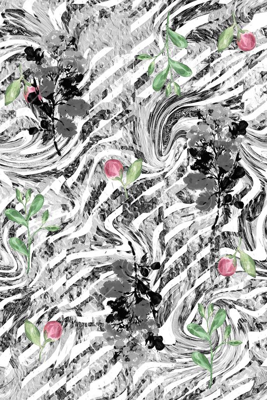 条纹印花华亿平台图片