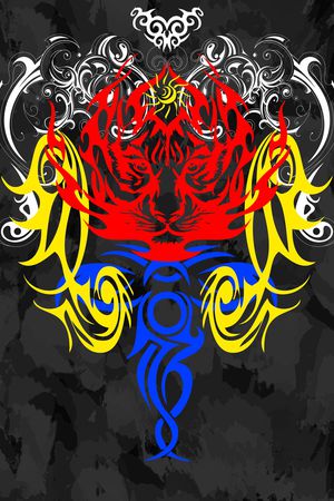 抽象印花华亿平台图片