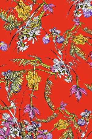 小碎花印花华亿平台图片