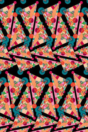 线条印花华亿平台图片