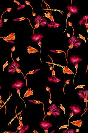 小碎花印花华亿平台图片