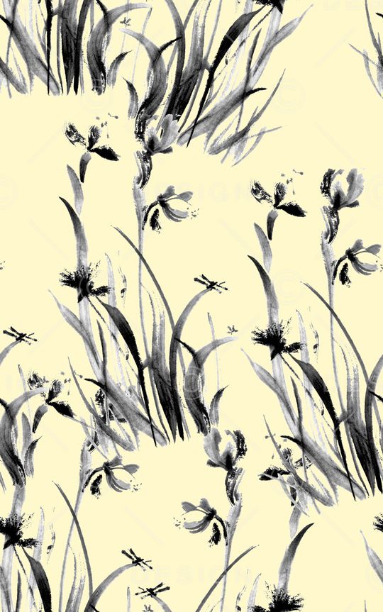 笔触印花华亿平台图片