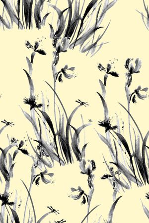 笔触印花华亿平台图片