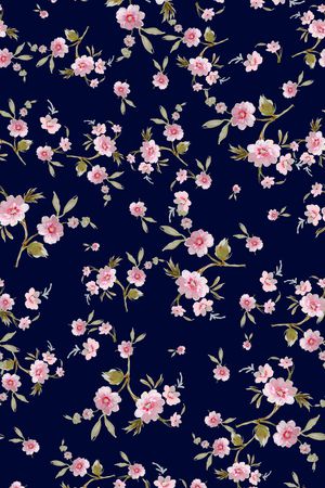 小碎花印花华亿平台图片