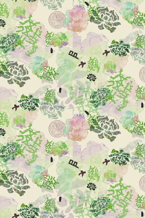 中国风印花华亿平台图片