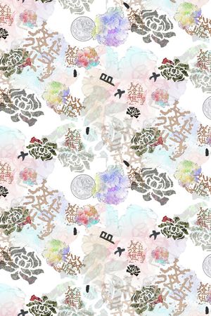 中国风印花华亿平台图片