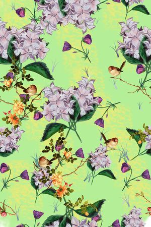 鲜花印花华亿平台图片