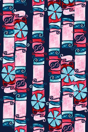 条纹印花华亿平台图片