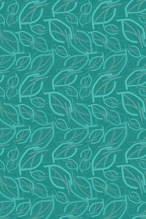 绿植树叶印花华亿平台图片