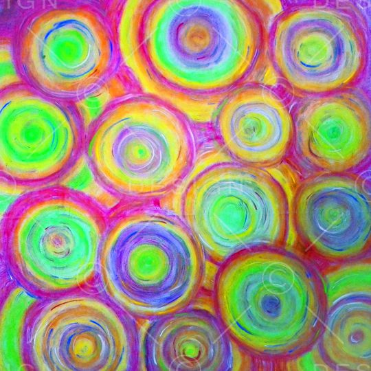 手绘花卉印花华亿平台图片