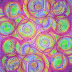 手绘花卉印花华亿平台图片