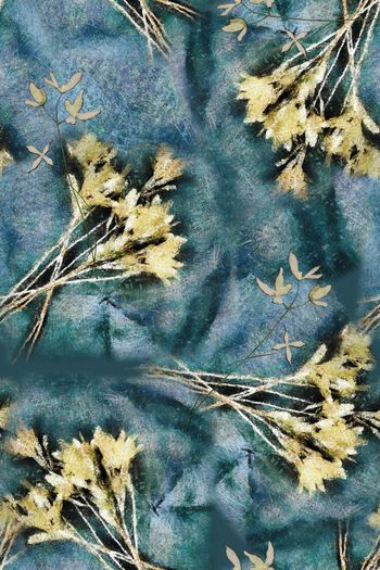 抽象花卉印花华亿平台图片