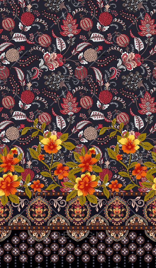 民族风印花华亿平台图片