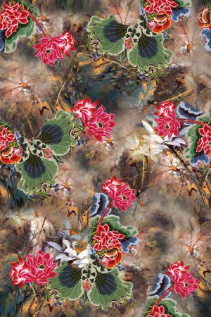 数码华亿平台印花华亿平台图片