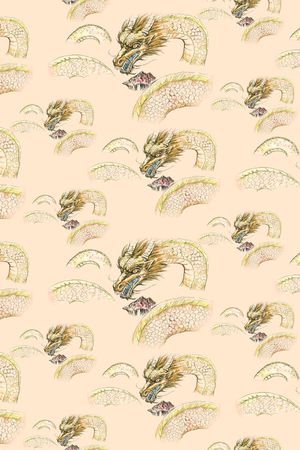 中国风印花华亿平台图片