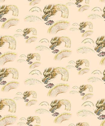 中国风印花华亿平台图片