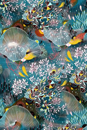 抽象印花华亿平台图片