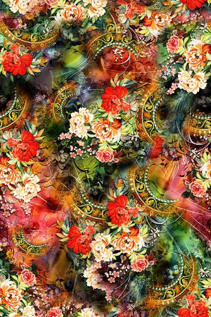 数码华亿平台印花华亿平台图片