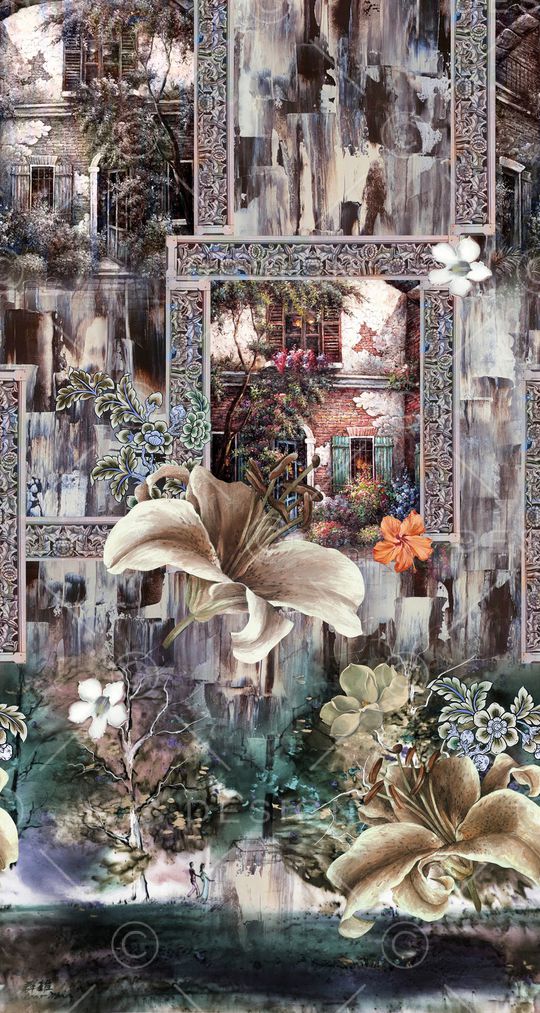 定位花印花华亿平台图片