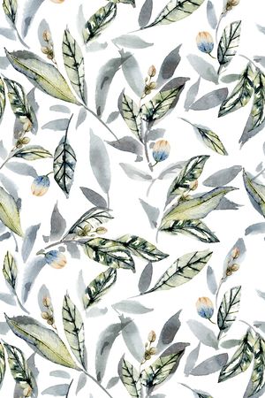 水彩花卉印花华亿平台图片