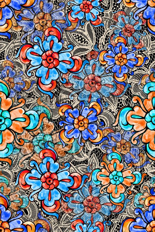 抽象印花华亿平台图片