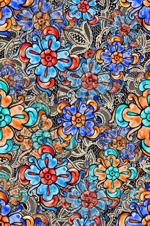 抽象印花华亿平台图片