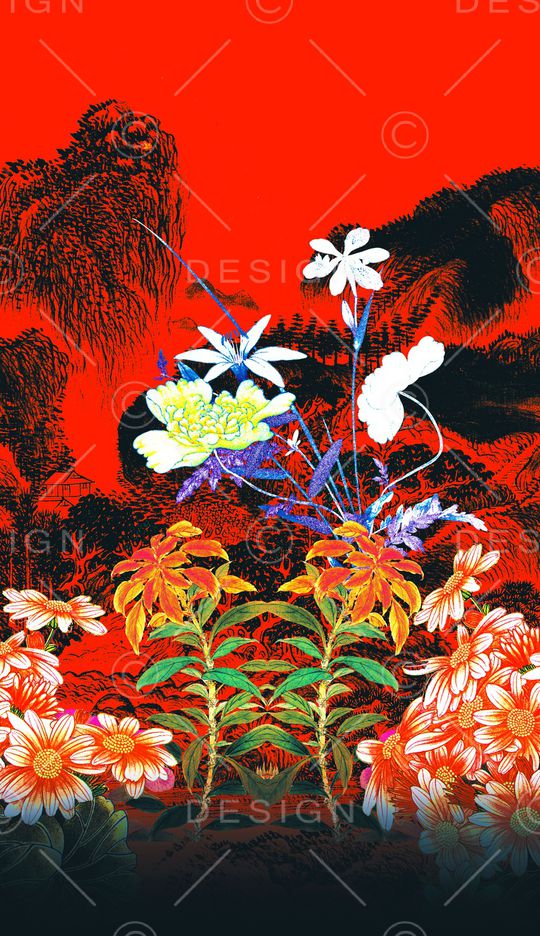 民族风印花华亿平台图片