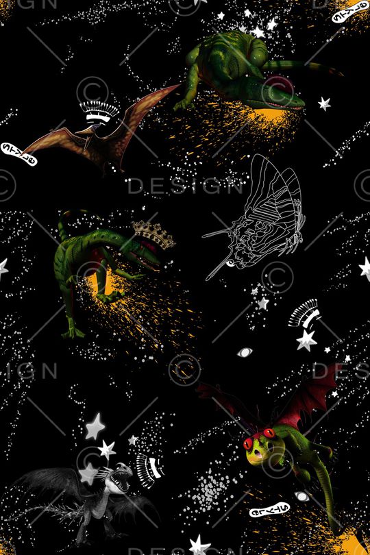 动物花卉印花华亿平台图片