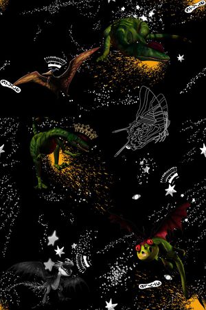 动物花卉印花华亿平台图片