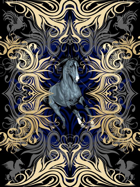 古典花纹印花华亿平台图片