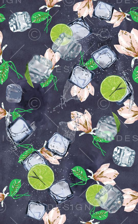 春夏华亿平台印花华亿平台图片