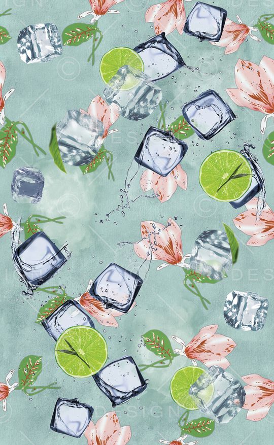 春夏华亿平台印花华亿平台图片