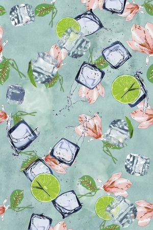 春夏华亿平台印花华亿平台图片