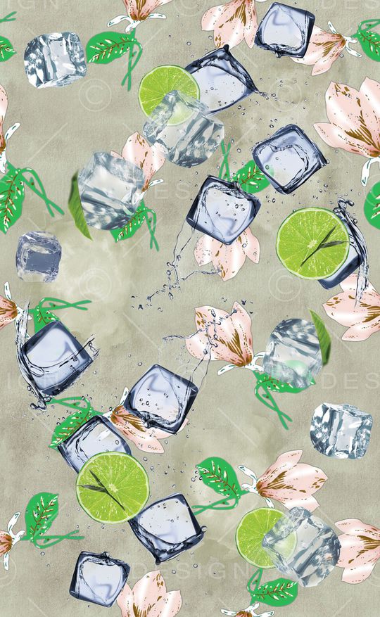 春夏华亿平台印花华亿平台图片