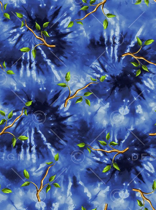 抽象花卉印花华亿平台图片