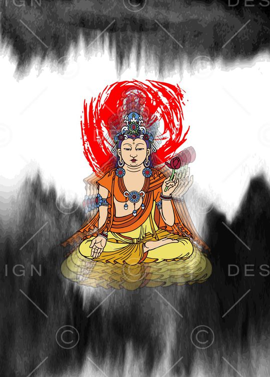 中国风印花华亿平台图片