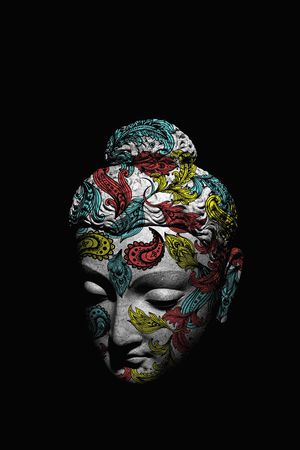 中国风印花华亿平台图片