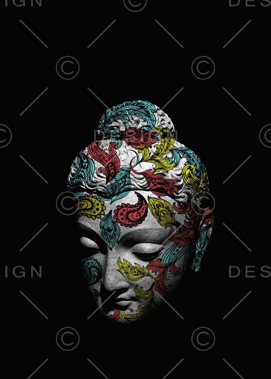 中国风印花华亿平台图片