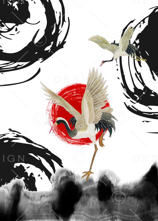 中国风印花华亿平台图片