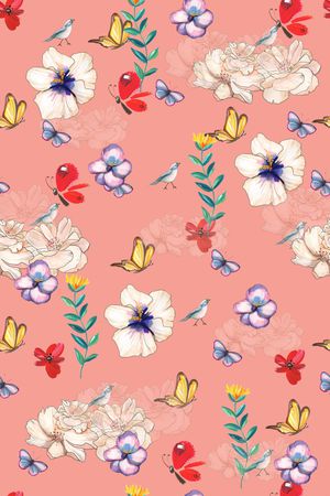 动物花卉印花华亿平台图片