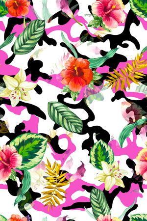 秋冬华亿平台印花华亿平台图片