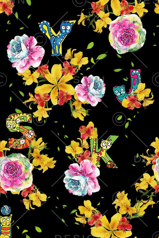 秋冬华亿平台印花华亿平台图片