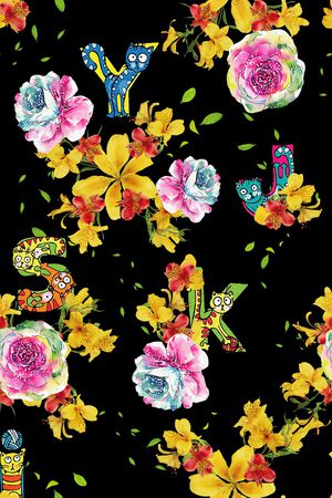 秋冬华亿平台印花华亿平台图片