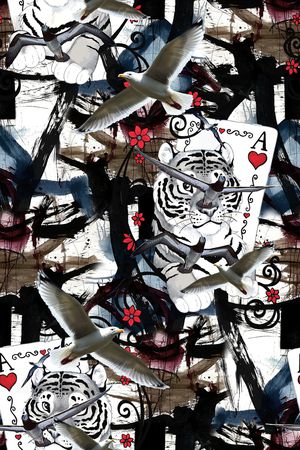 潮牌印花华亿平台图片