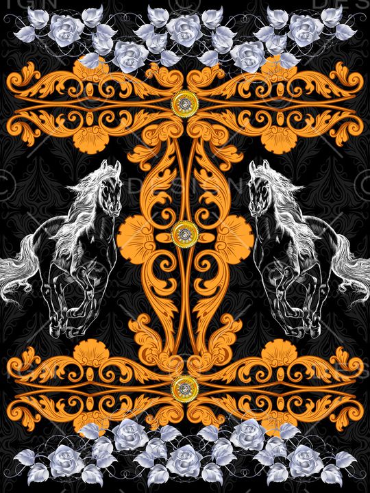 古典花纹印花华亿平台图片