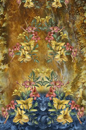 秋冬华亿平台印花华亿平台图片