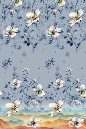 秋冬华亿平台印花华亿平台图片