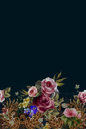 中老年印花华亿平台图片