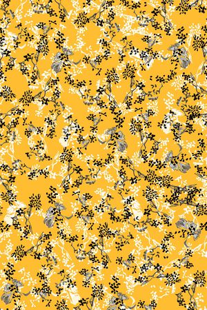 小碎花印花华亿平台图片